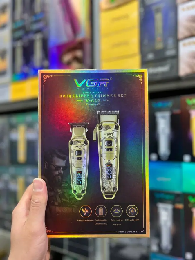 ست ماشین اصلاح موی سر و صورت وی جی مدل V-643