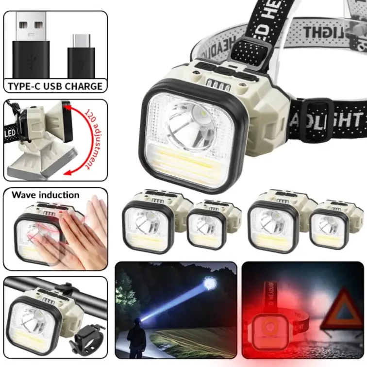 چراغ پیشانی سنسور دار هنگ شین مدل HX-825XS