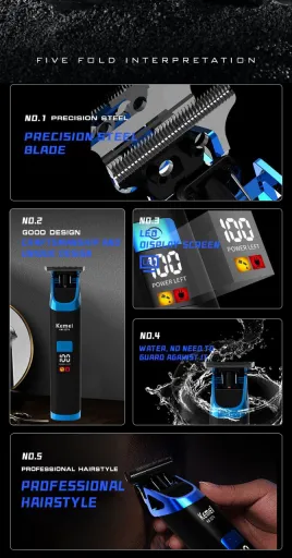 ماشین اصلاح سر و صورت کیمی KEMEI KM-2274