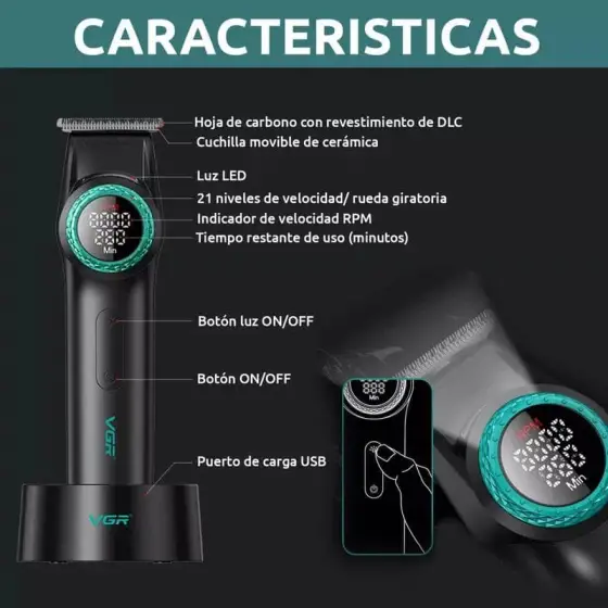 ماشین اصلاح خط زن و صفر زن وی جی آر مدل VGR V-977