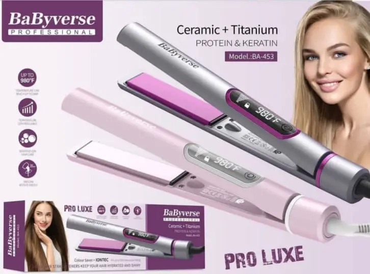 اتو مو حرفه ای بیبی ورس مدل BaByverse BA-453